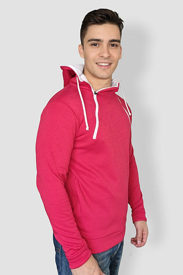 Sudadero Double Zip Rojo